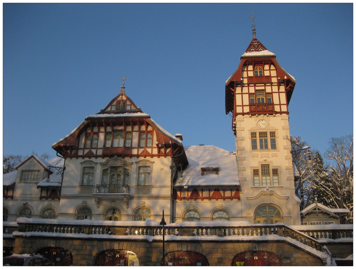 Haus Theresienstein Hof  im Winter