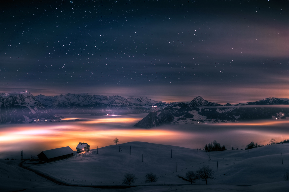 Haus über den Wolken