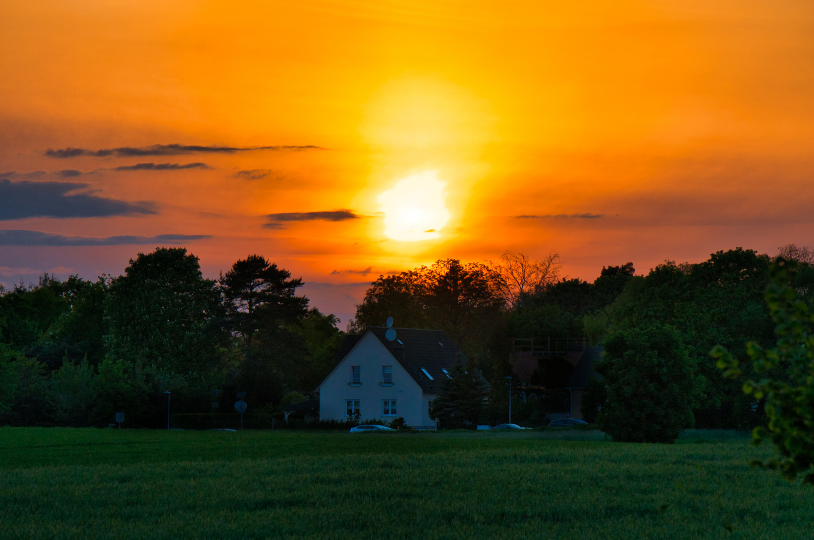 Haus unter Sonne