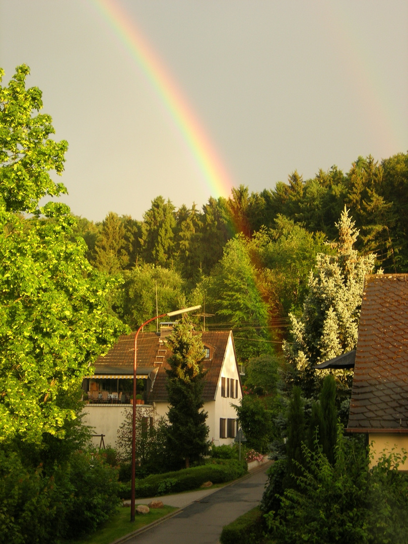 Haus unter`m Regenbogen