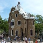 Haus von Gaudi in Barcelona im Park Güell