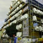 Haus wartet auf Styropormantel