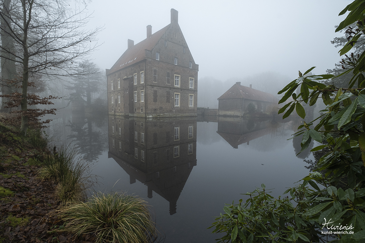 Haus Welbergen im Nebel