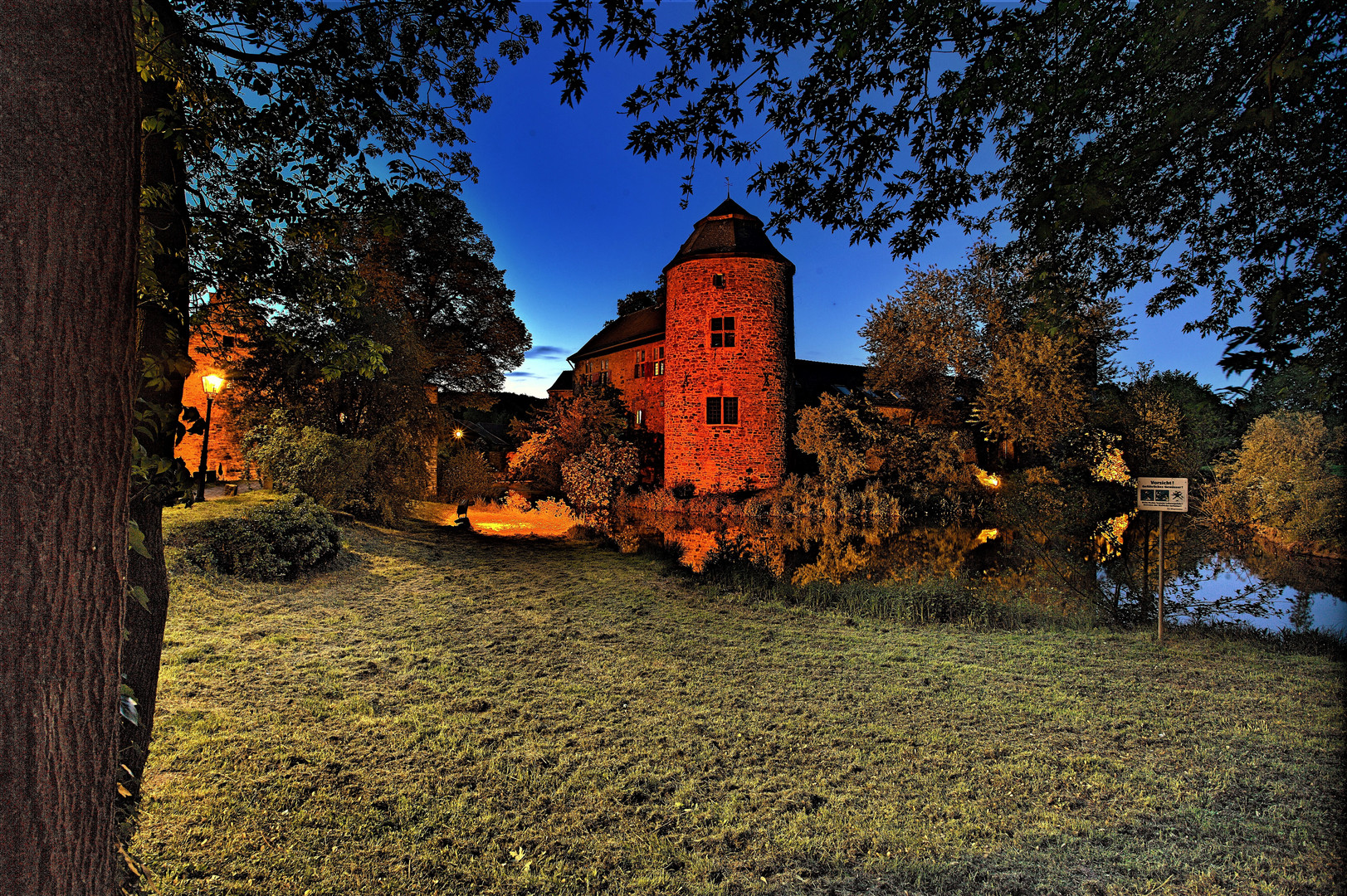 Haus zum Haus zur blauen Stunde