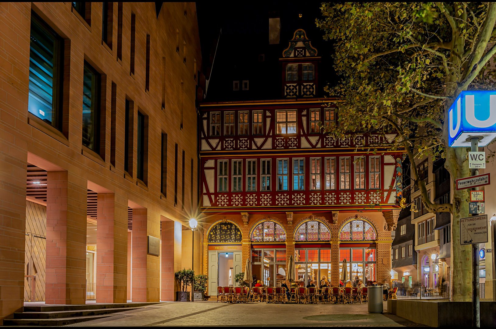 "Haus zur Goldenen Waage" in der Neuen Altstadt in Frankfurt