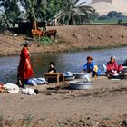 Hausarbeit an einem Nilkanal
