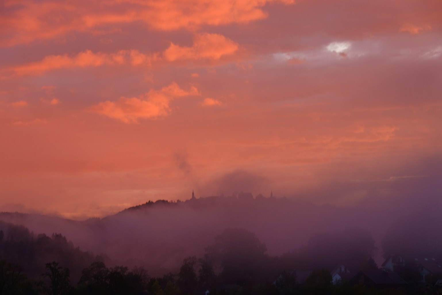 Hausberg heute morgen