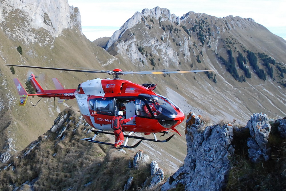 Hausbesuche in der Schweiz, REGA Schweizerische Rettungsflugwacht