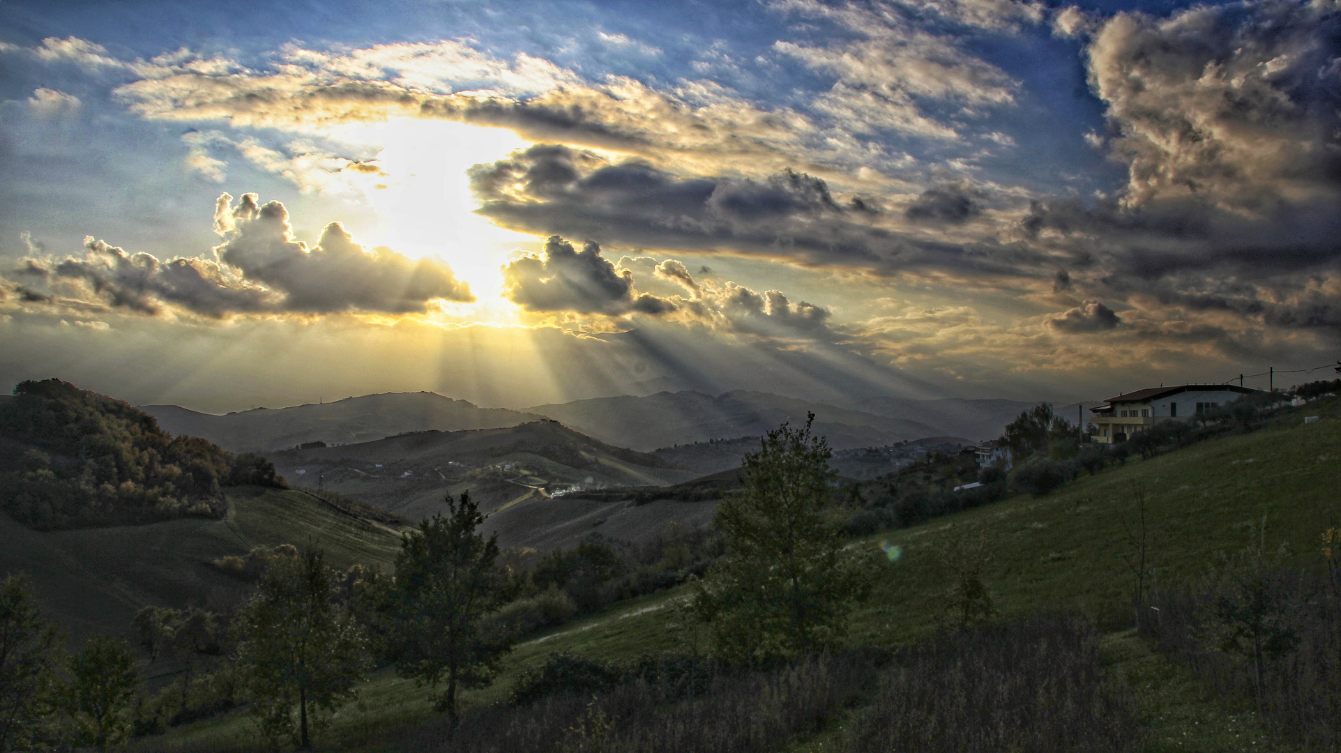 Hausblick mit Ausblick 