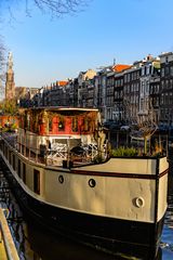 Hausboot an der Prinsengracht