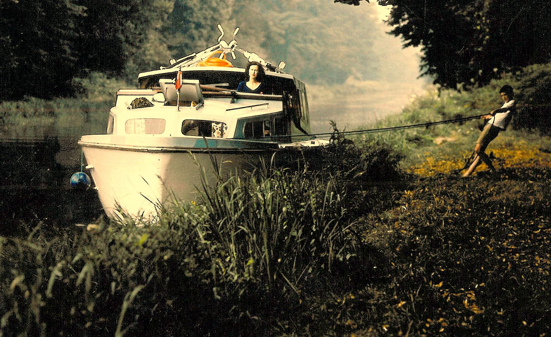 Hausboot auf dem Canal du Midi