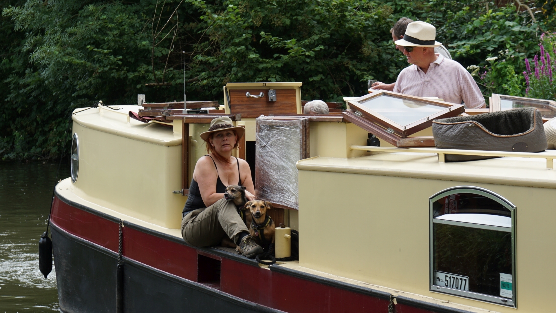 Hausboot auf dem Grand Junction Canal