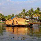 Hausboot auf den Backwaters