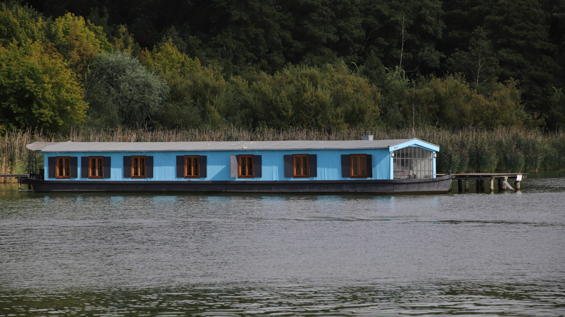 Hausboot bei Baumgartenbrück