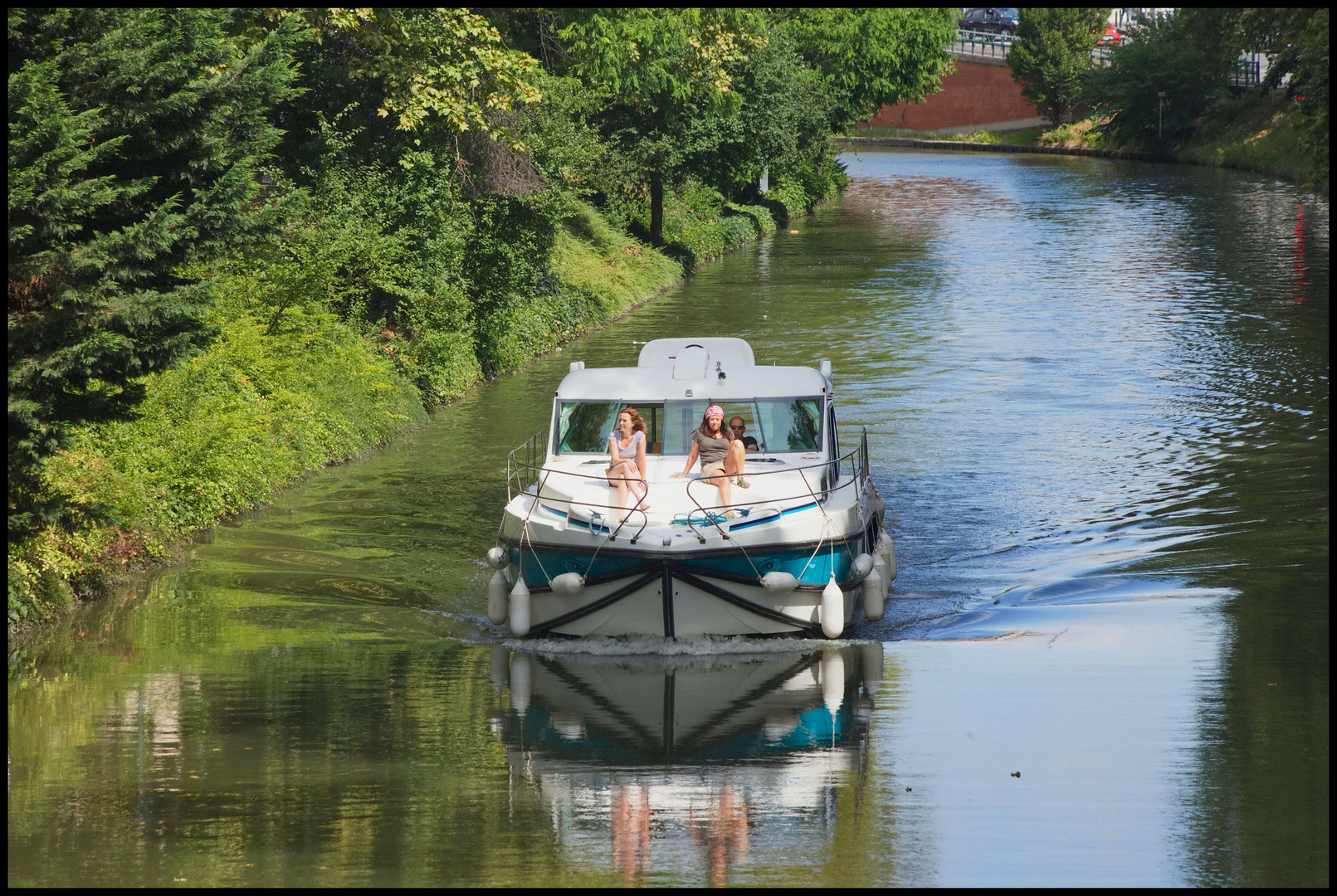 Hausboot-Idylle