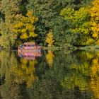 Hausboot im Farbrausch