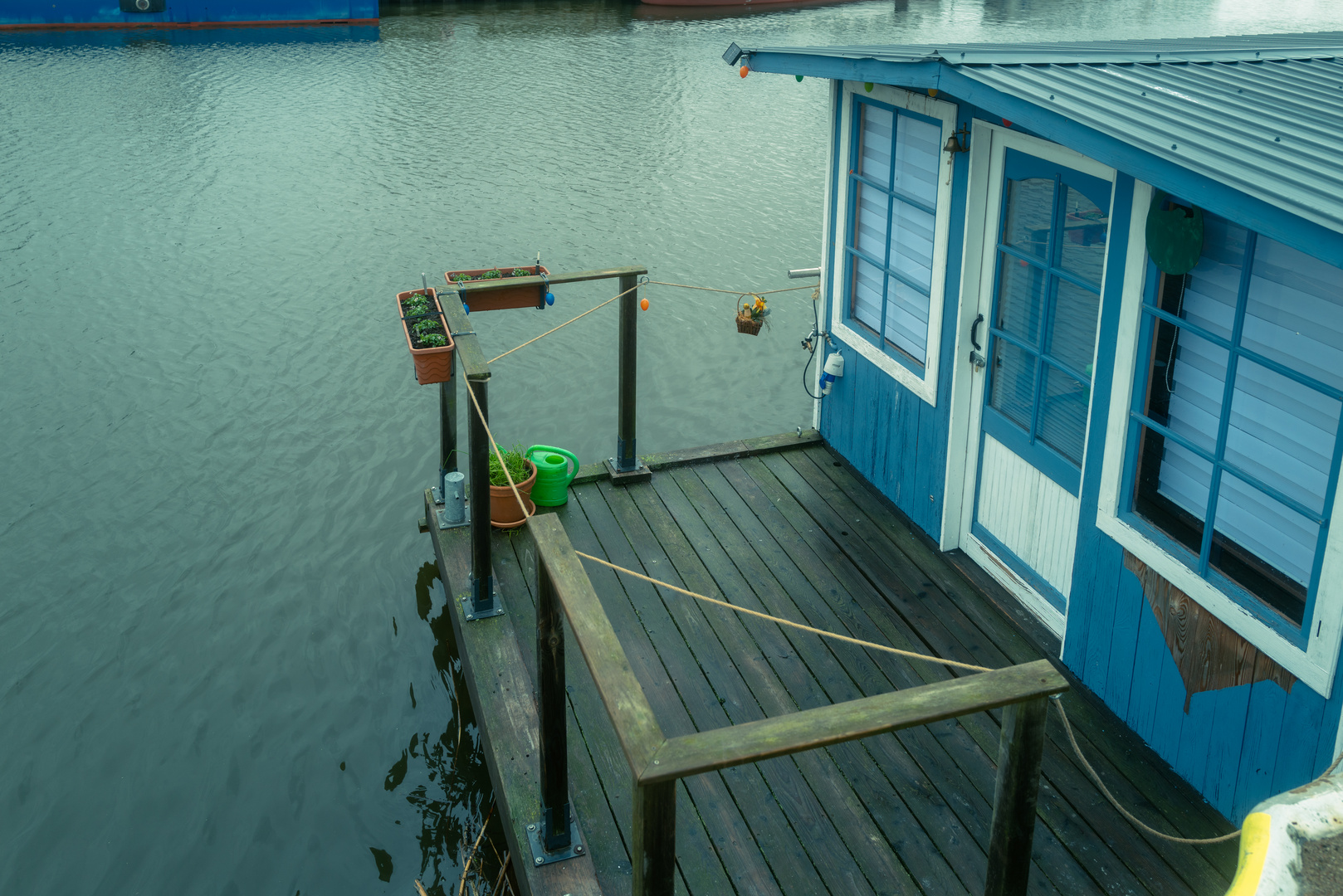 Hausboot im Stadthafen Ueckermünde