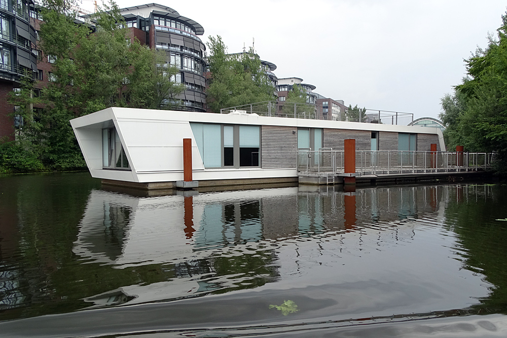 Hausboot in Hamburg
