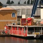 Hausboot mit eigenen Strandkörben