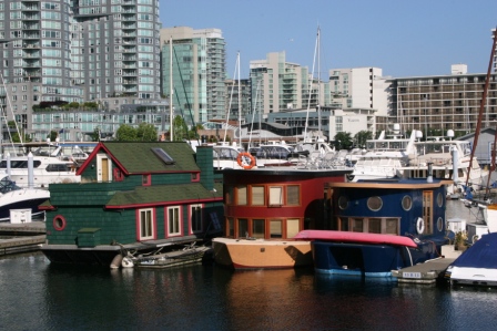 Hausboote im Coal Harbour, Vancouver