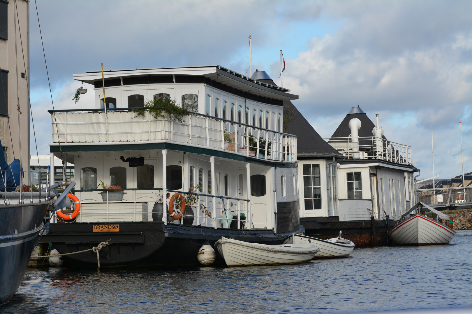 Hausboote in Kopenhagen