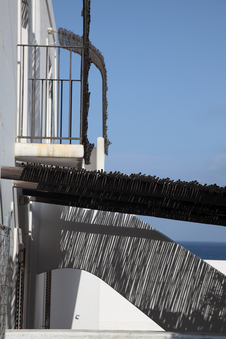 Hausdetail auf Stromboli