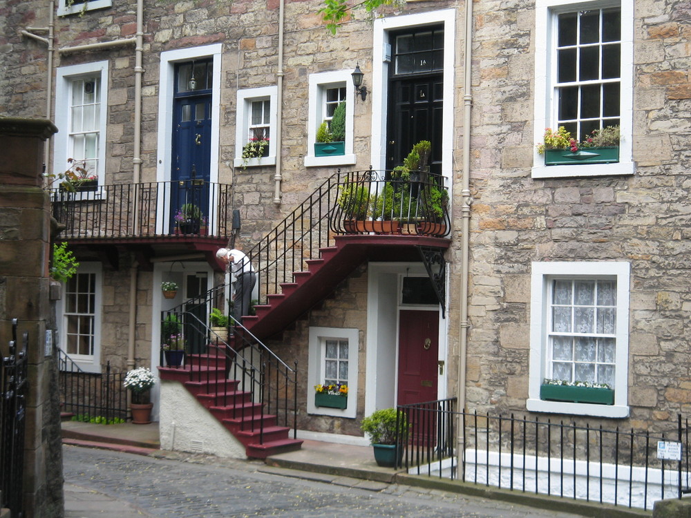 Hauseingang in Edinburgh