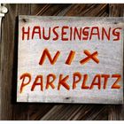 Hauseingang - Nix Parkplatz