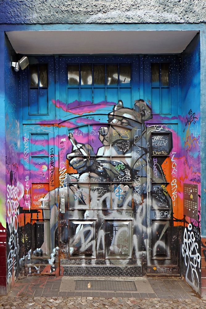 Hauseingang Revaler Straße (01) Foto & Bild | art, dokumentation