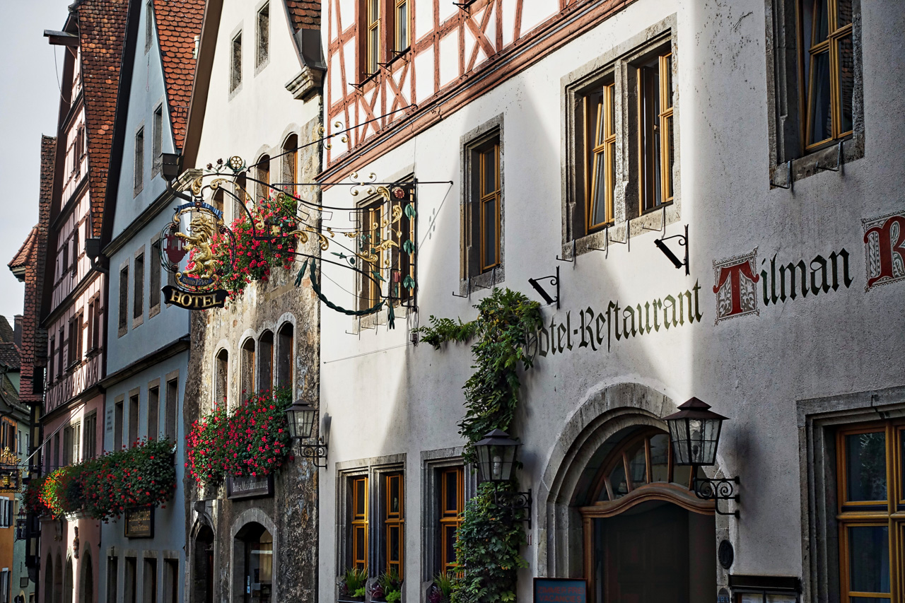 Hauserfassade Rothenburg o.d.T.