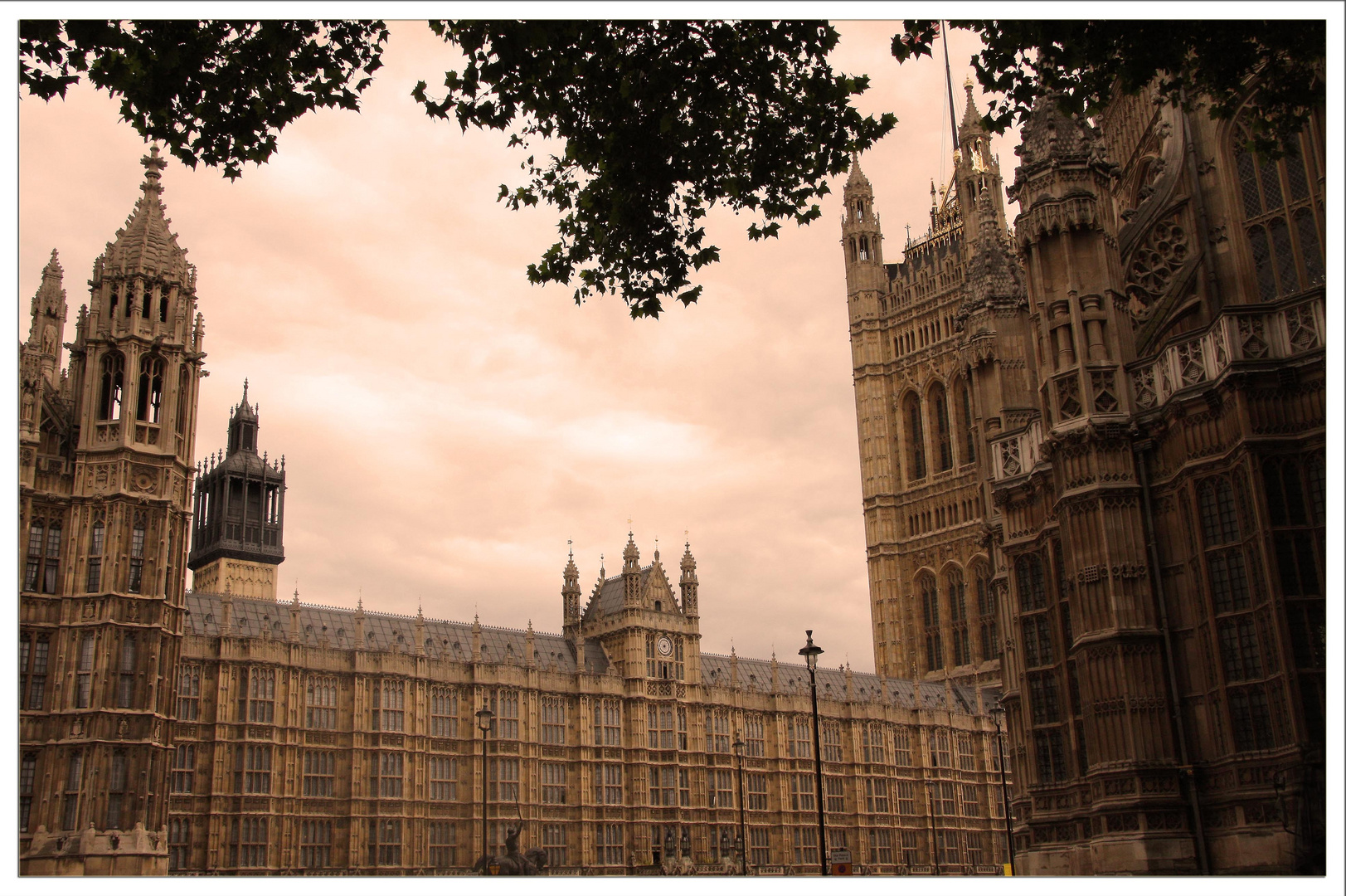 Hauses of the Parliament from behind