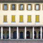 Hausfassade, Como, Italien