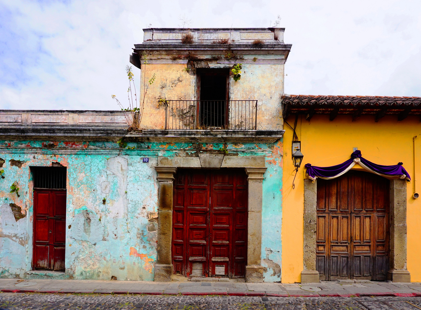 Hausfassade II Antigua Guatemala