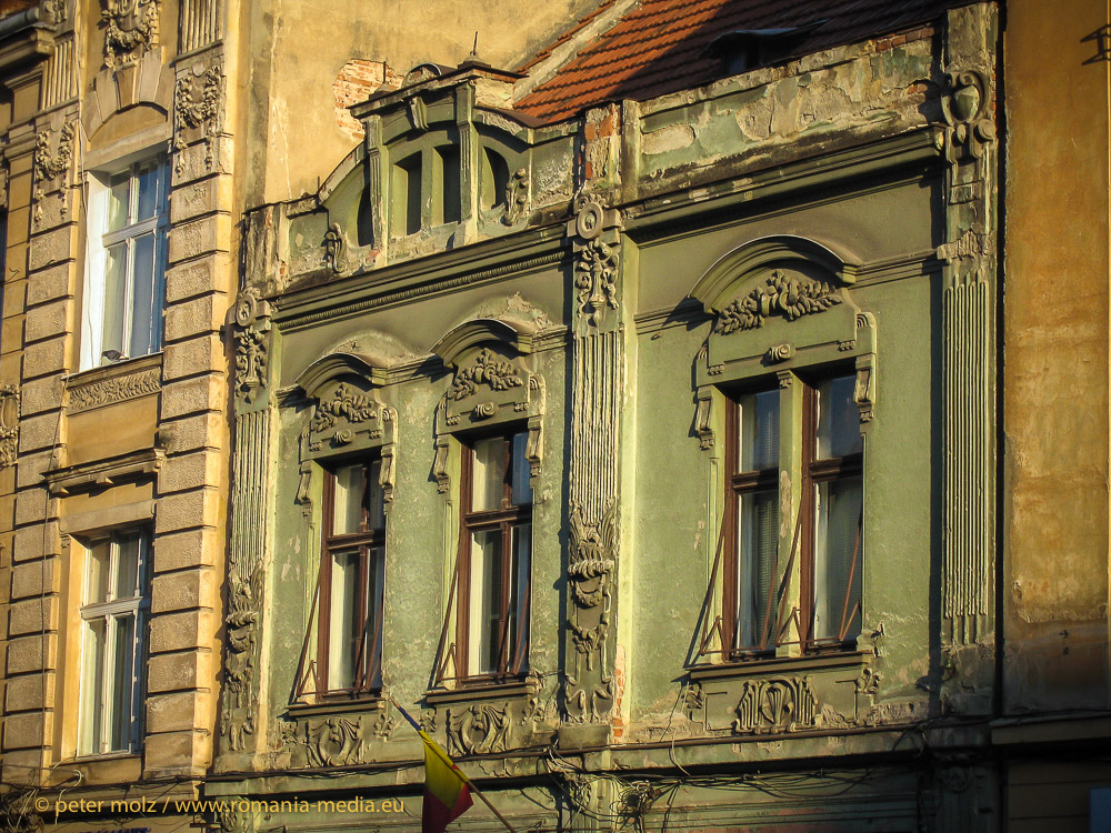 Hausfassade in Brasov / Kronstadt