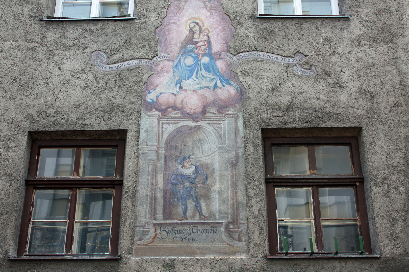 Hausfassade in der Innsbrucker Altstadt