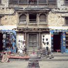 Hausfassade in Kathmandu