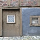 Hausfassade in Monschau (Eifel)