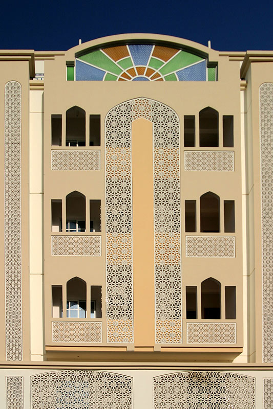 Hausfassade in Muskat Ruwi