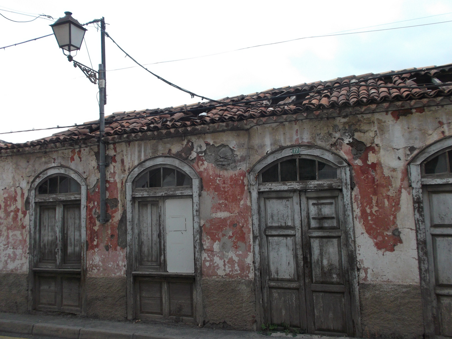 Hausfassade in San Sebastian auf La Gomera