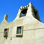 Hausfassade in Taos; New Mexico