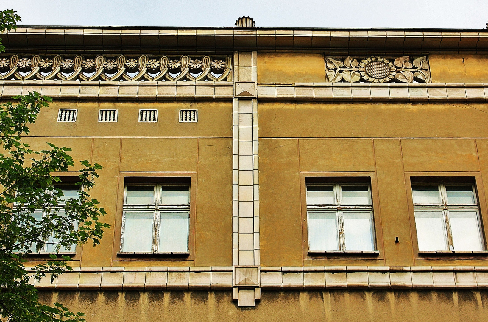 Hausfassadengestaltung der 50-ziger Jahre in Ostberlin