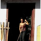 Hausfrau in Grenada, Nicaragua