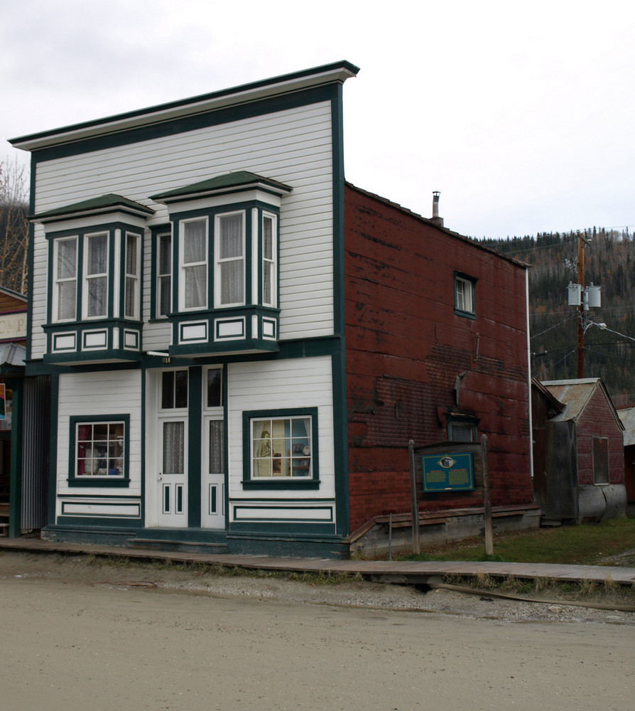 Hausfront in Dawson City