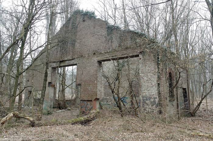 Hausruine auf dem Gelände der ehem.Zeche Zweckel