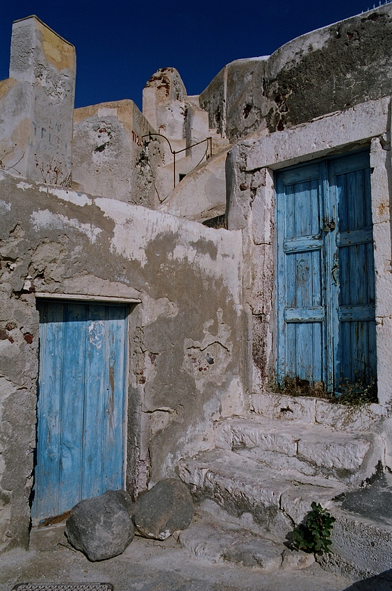 Hausruine nach dem Erdbeben 1956