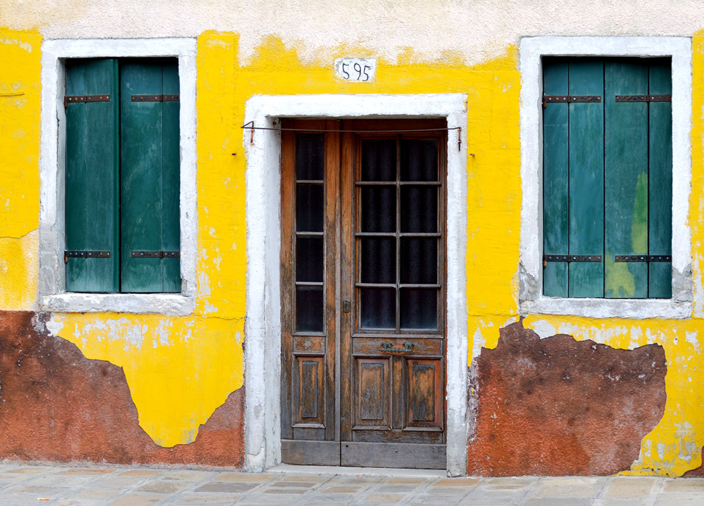 Haustür auf Burano