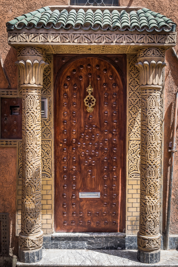 Haustür - in den Souks von Marrakesch