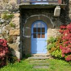 Haustür in der Bretagne