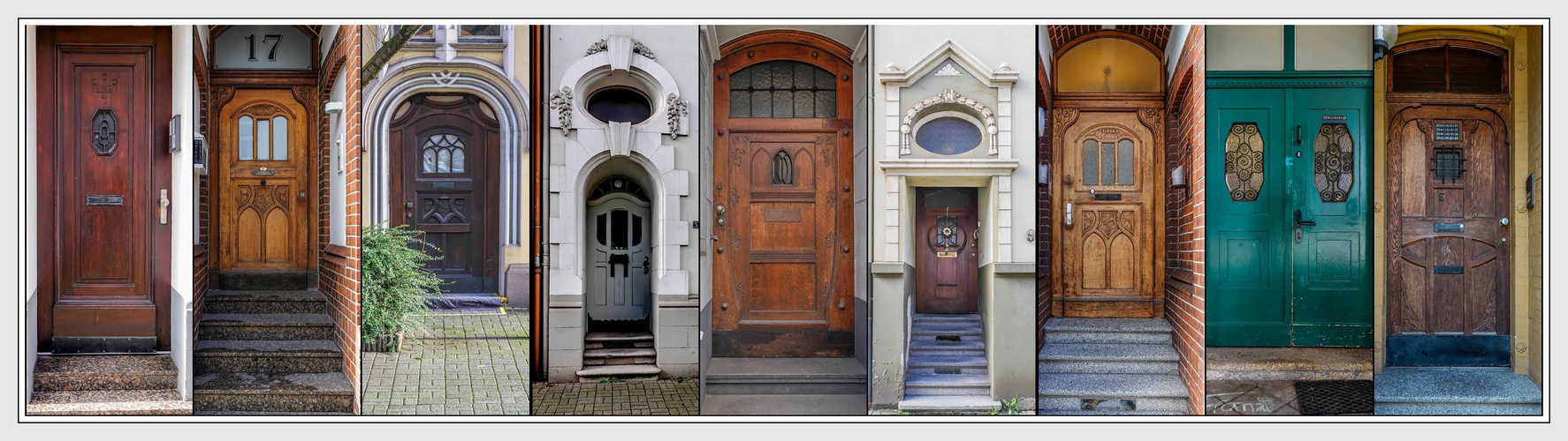 Haustüren im Jugendstil ( 1890 bis 1920 )