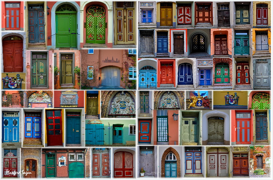 Haustüren in der Stralsunder Altstadt
